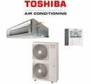 Toshiba 12.5kW Super Digital Inverter High Static Ducted R32 Three Phase RAV-GM1401DTP-A / RAV-GP1401AT8P-A - Wired Controller RBC-AMS55E-ES Included