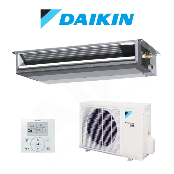 Daikin 2.5kW Bulkhead R32 Single Phase FDYBA25A-G2V  - Wired Controller BRC1E63 Included