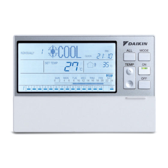 Daikin Multi Split Systems Central Controls DCS303A51
